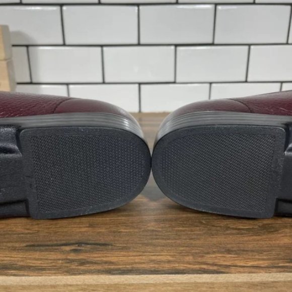 SAS Simplify Womens Size 9.5 Narrow Shoes Antique Wine Leather Comfort Loafer - Picture 6 of 11